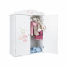 Toy wooden wardrobe for doll clothes (3+ years)