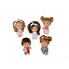 Toy doll in 8 colors and a light vanilla scent
