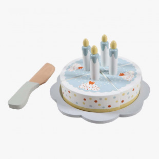 Toy Tryco wooden cake with candles (10+ months)