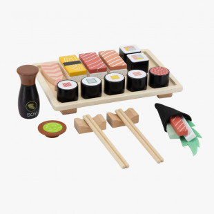 Παιχνίδι Tryco ξύλινο σετ σούσι με 23τμχ (18+ μηνών)