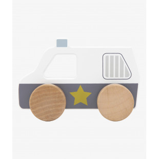 Παιχνίδι Tryco ξύλινο αστυνομικό όχημα (18+ μηνών)