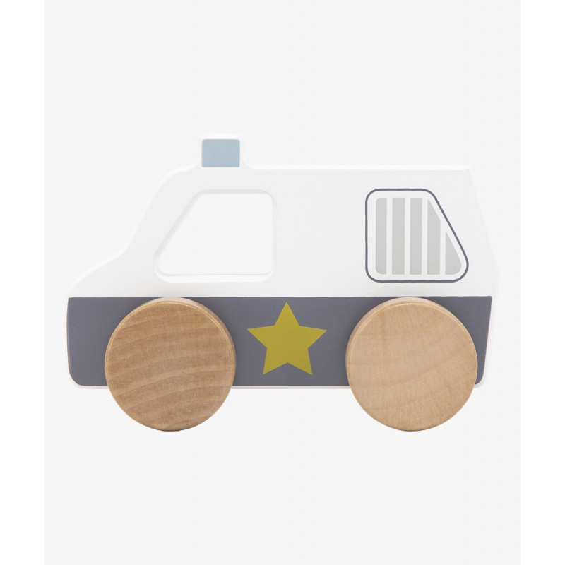 Toy Tryco wooden police vehicle (18+ months)