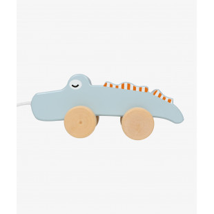 Toy Tryco wooden crawling crocodile