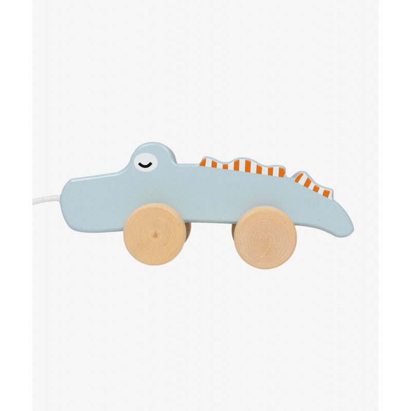 Toy Tryco wooden crawling crocodile