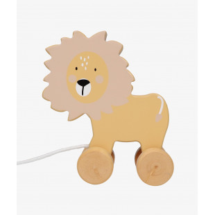 Παιχνίδι Tryco ξύλινο συρόμενο λιοντάρι (10+ μηνών)