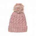 Beanie with thick knitting and pom pon one size (8-16 years)