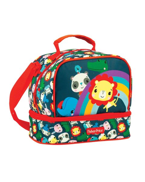 Lunch bag Fisher-Price with 3D print animals