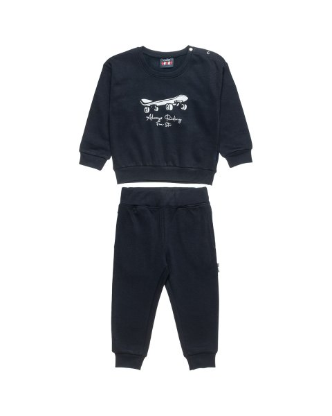 Tracksuit cotton fleece blend Five Star with embossed details (18 months-5 years)