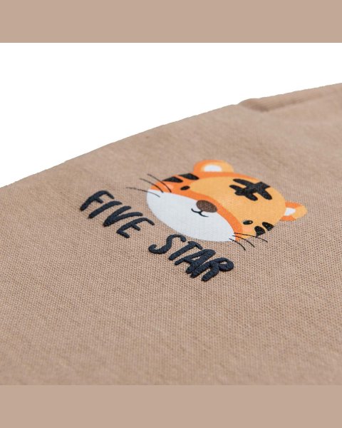 Tracksuit cotton fleece blend Five Star with embossed details (12 months-5 years)