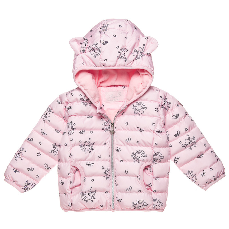 Jacket with unicorn pattern (6 months-5 years)