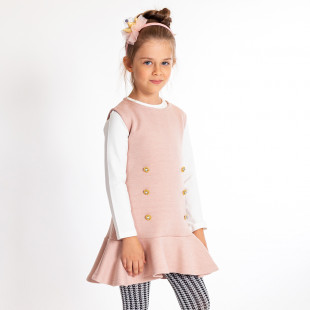 Dress with golden details (6-12 years)