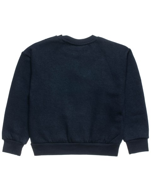 Long sleeve top cotton fleece blend with embroidery (12 months-5 years)