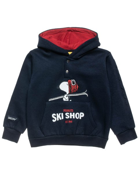 Μπλούζα φούτερ Snoopy με κέντημα (12 μηνών-8 ετών)
