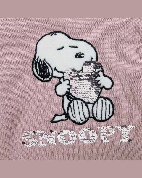 Πουλόβερ Snoopy με διπλές παγιέτες (12 μηνών-8 ετών)