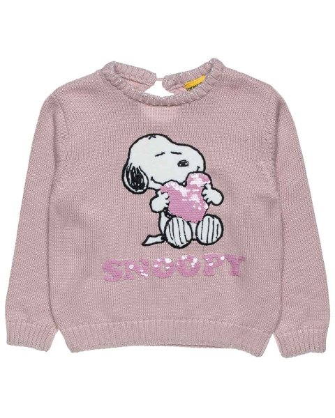 Sweater Snoopy with flippy sequins (12 months-8 years)