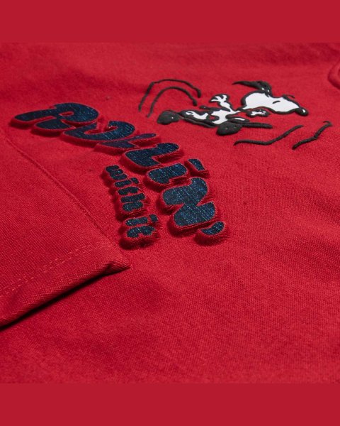 Set   cotton fleece blend Snoopy with embossed design (12 months-8 years)