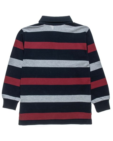 Long sleeve top polo 100% cotton (12 months-5 years)