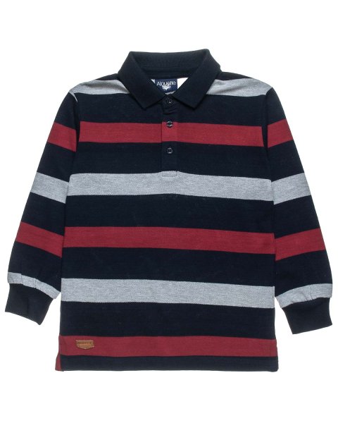 Long sleeve top polo 100% cotton (12 months-5 years)
