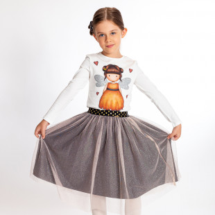 Skirt with tulle (6-14 years)