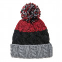 Beanie with thick knitting and pom pon one size (8-16 years)