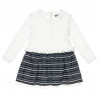 Dress knitted with metallic thread (2-5 years)