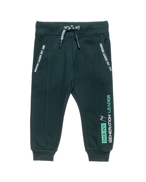 Joggers cotton fleece blend Moovers with embossed print (18 months-5 years)
