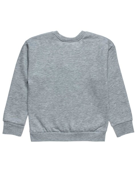 Long sleeve top cotton fleece blend with embossed design (12 months-5 years)