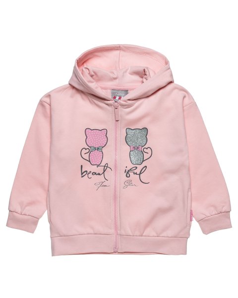 Tracksuit cotton fleece blend Five Star with glitter print (12 months-5 years)