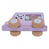 Toy Studio Circus from natural wood - Activity car with panda design (12+ months)