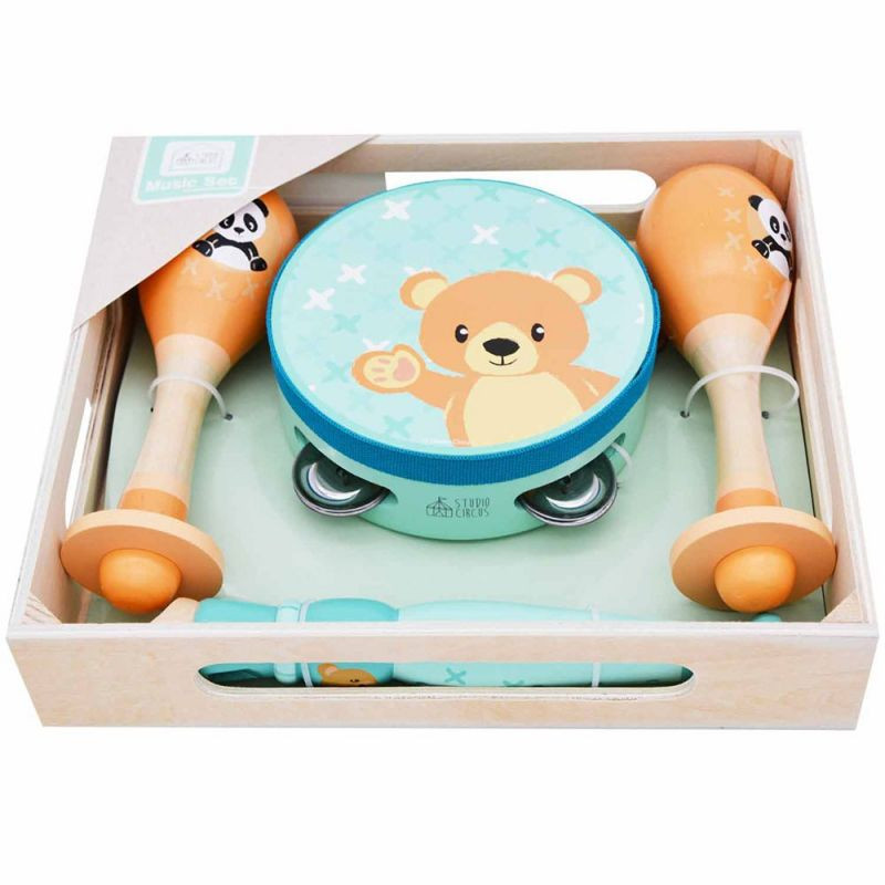 Toy Studio Circus from natural wood - Music Set (3+ years)