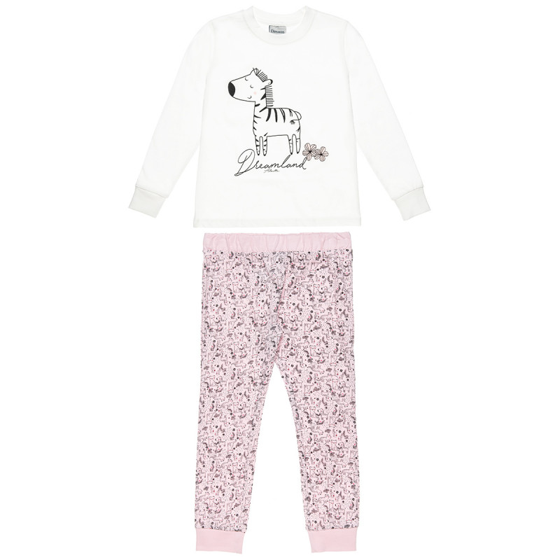 Pyjamas with zebra design (12 months-5 years)