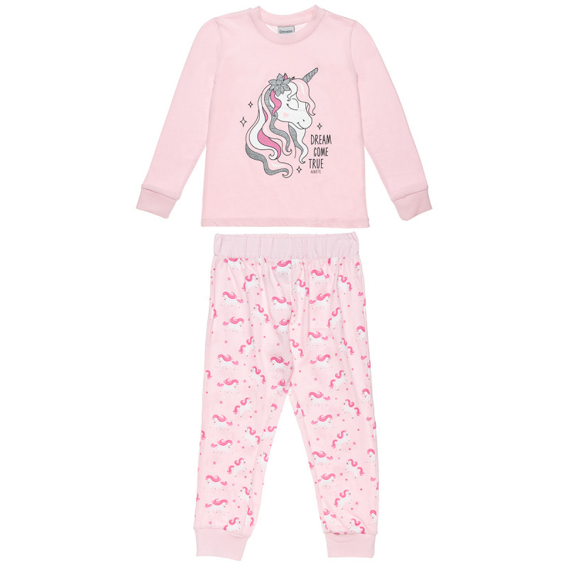 Pyjamas with unicorn pattern (6-12 years)