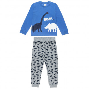 Pyjamas with dinosaurs pattern (6-10 years)