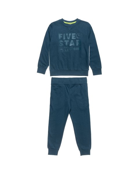 Tracksuit cotton fleece blend Five Star with embossed print (6-16 years)