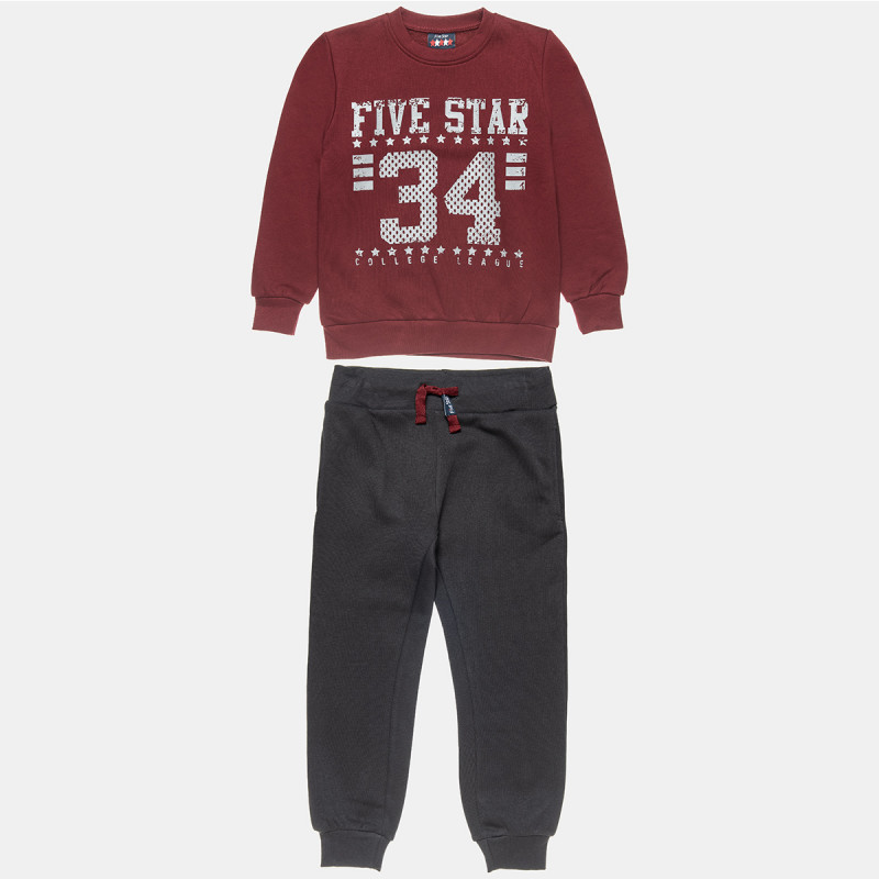 Tracksuit Five Star with print (6-16 years)