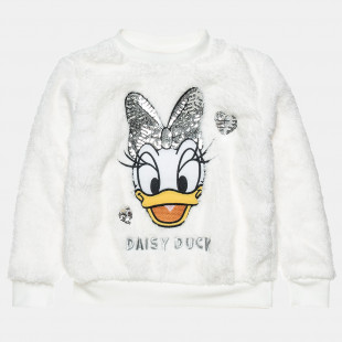 Long sleeve top Disney Dasisy Duck with faux fur (18 months-8 years)