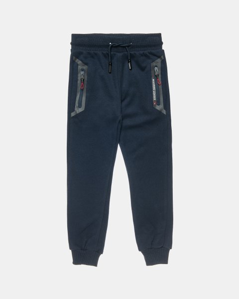 Joggers with cotton fleece blend and zipped pockets (4-16 years)