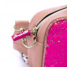 Shoulder bag Girabrilla with flippy sequin