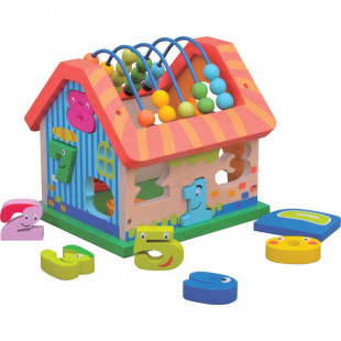 Toy Jumini from natural wood activity house (1+ years)