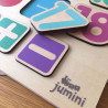   Παιχνίδι Jumini απο φυσικό ξύλο παζλ με αριθμούς (3+ ετών)