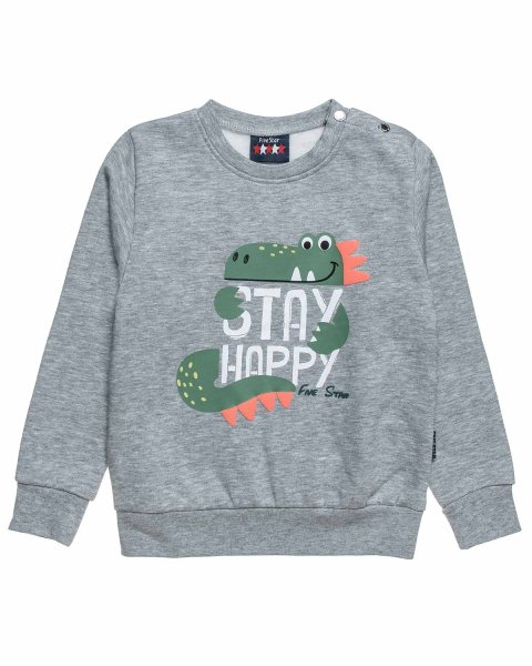 Tracksuit cotton fleece blend Five Star with embossed design (12 months-5 years)