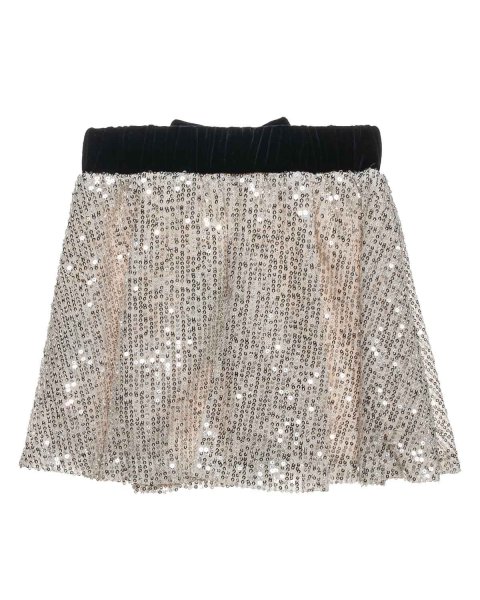 Skirt with sequins and a bow (2-10 years)