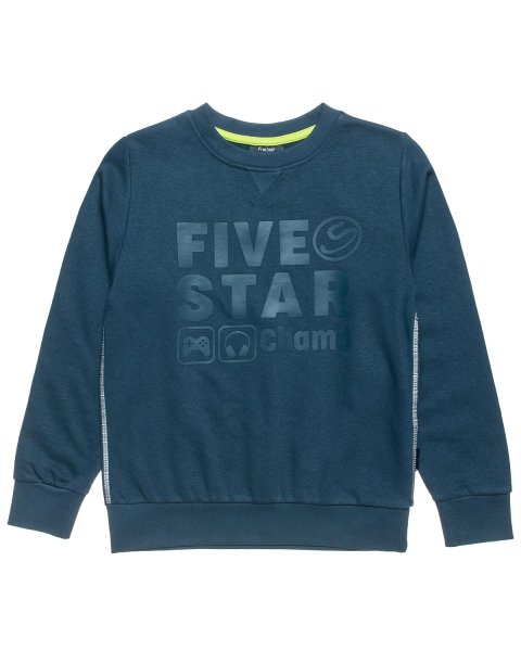 Tracksuit cotton fleece blend Five Star with embossed print (6-16 years)