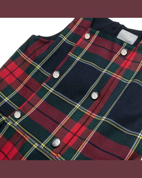 Sleeveless dress checkered (6-14 years)