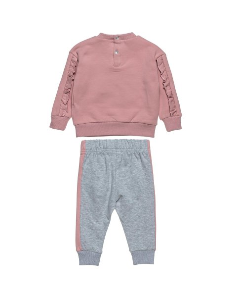 Set cotton fleece blend Tender Comforts with waffle texture (3 months-2 years)