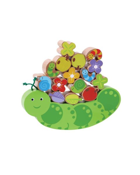 Toy Jumini from natural wood caterpillar balance (3+ years)