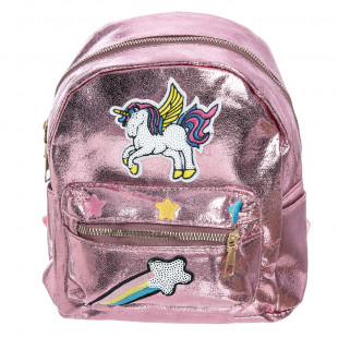 Backpack shine with embroidery
