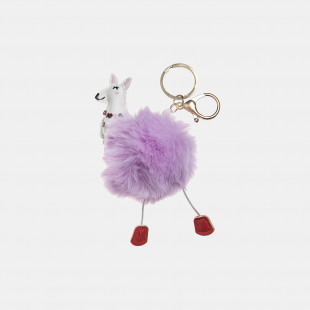 Keychain pom pon lama