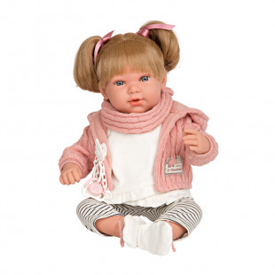 Toy doll with laughter mechanism and a light vanilla scent (3+ years)