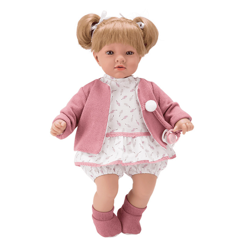 Toy doll with laughter mechanism and a light vanilla scent (3+ years)